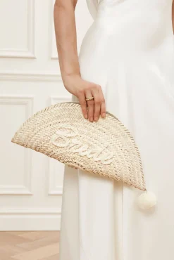 Malina Accessoarer^Raffia kuvertväska
