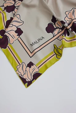 Malina Accessoarer^Sidensjal twill 80x80