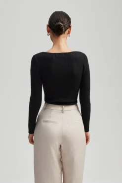 Malina Stickat^Tulip topp